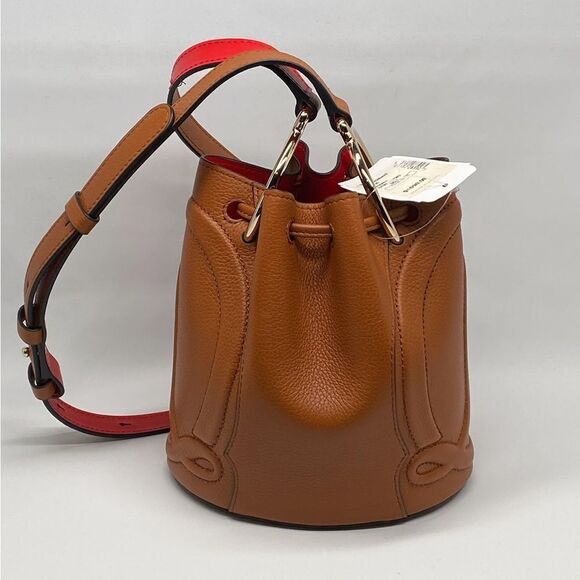 Christian Louboutin By My Side embellished textured-leather bucket bag - Picture 7 of 14